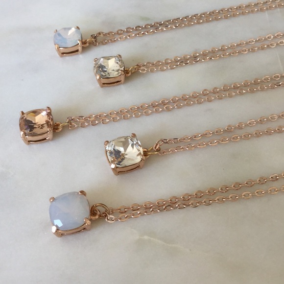 Rose Gold Crystal Pendants - Picture 4 of 4